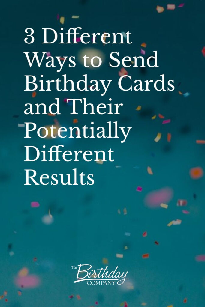 ways to send birthday cards